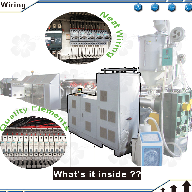 Double wall corrugated pipe extruder