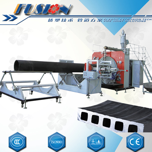 hollow wall winding pipe production line