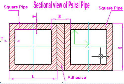 Spiral pipe structure
